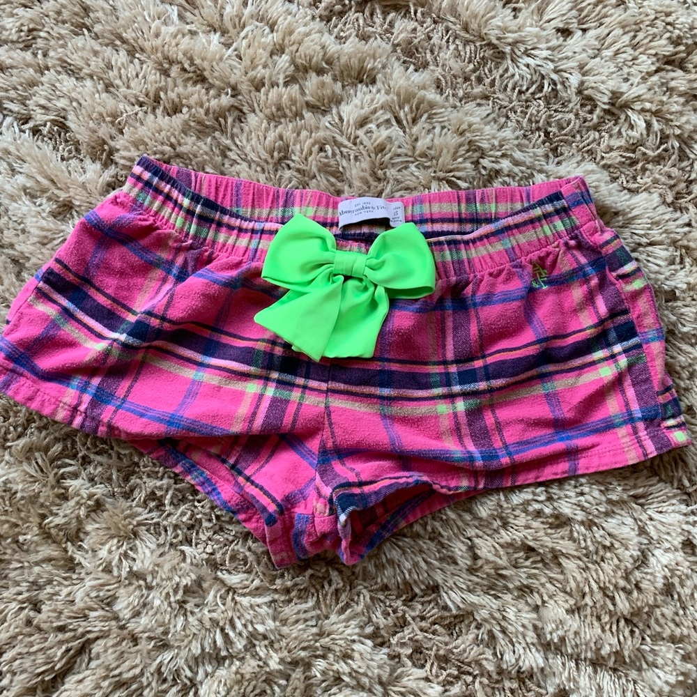 Plaid Abercrombie & Fitch Sleep Shorts